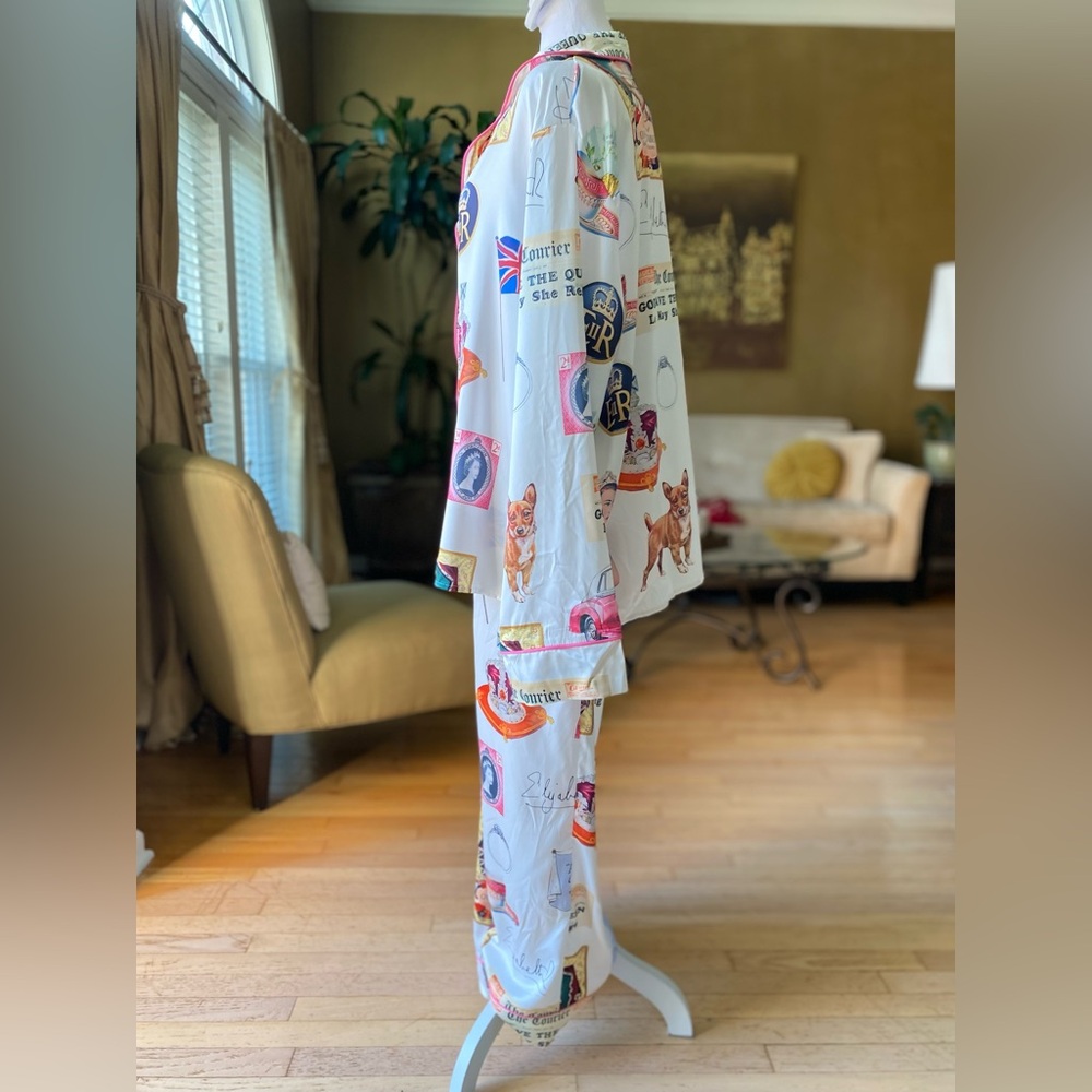 SheShow Queen Elizabeth II Vintage Pajama Set size XXL new with Tags - Picture 5 of 16